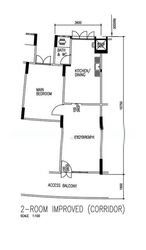 Blk 620 Eunos Heights (Bedok), HDB 2 Rooms #570130231